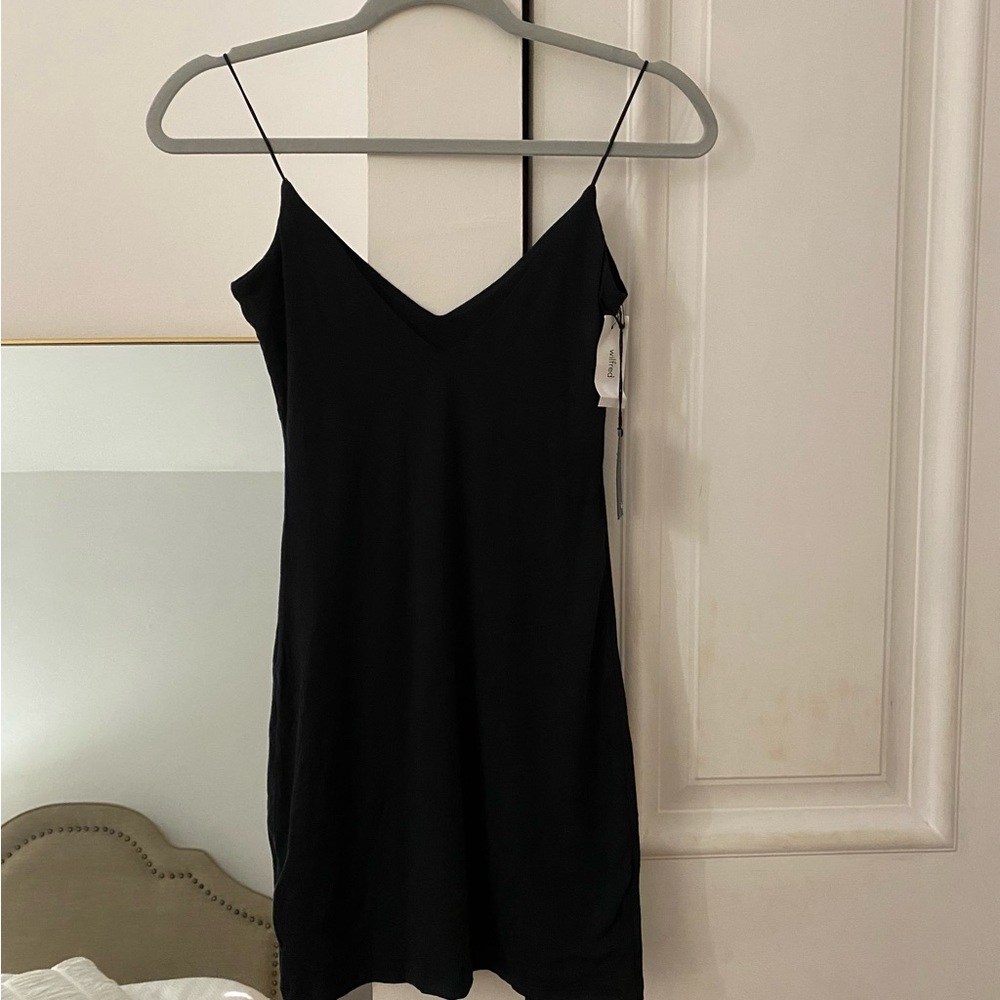 Aritzia Wilfred Free Aerin Dress in Black